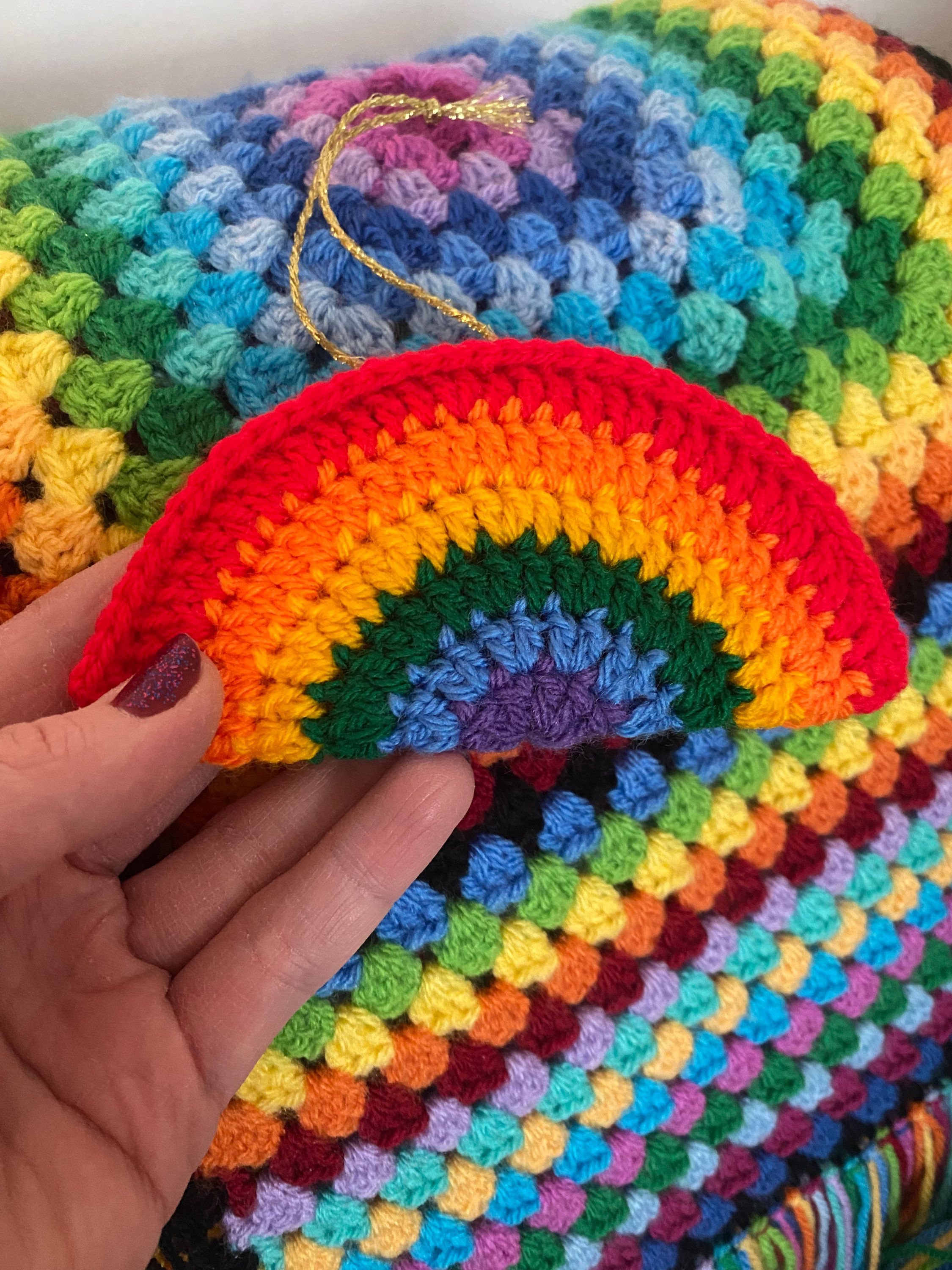 Mini rainbow decorations 