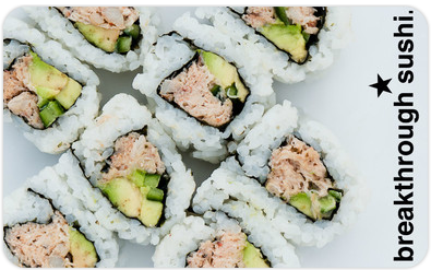 gift card california roll