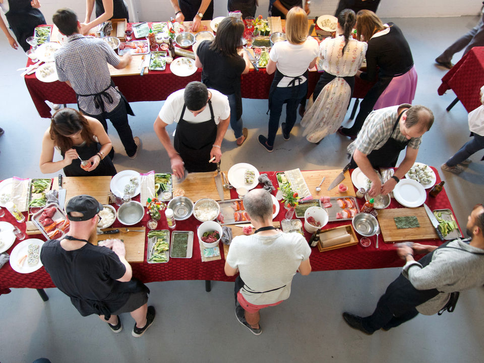 Team Building Sushi Class San Francisco