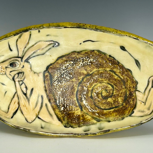Hare in Snail Shell Plate