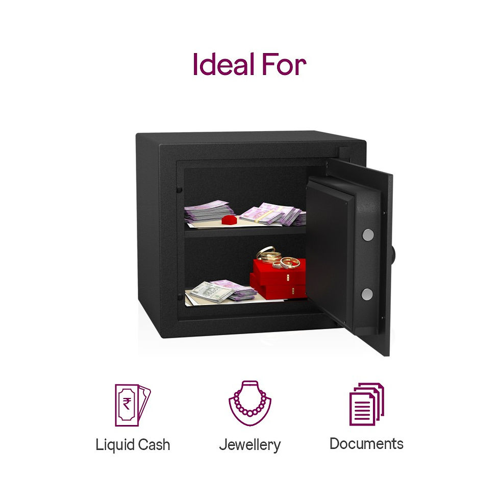 Thumbnail: Godrej Rhino Gold 55L Key Lock Home Locker