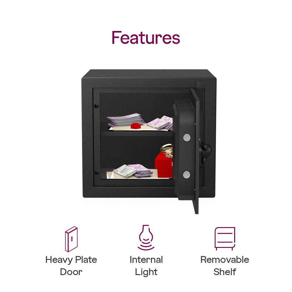 Thumbnail: Godrej Rhino Gold 55L Digital Home Locker