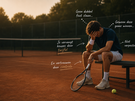 B.K. Racketsport | Waarom je wedstrijden verliest terwijl je eigenlijk beter bent