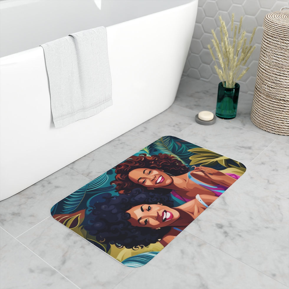 Thumbnail: Black Girl Magic Memory Foam Bath Mat