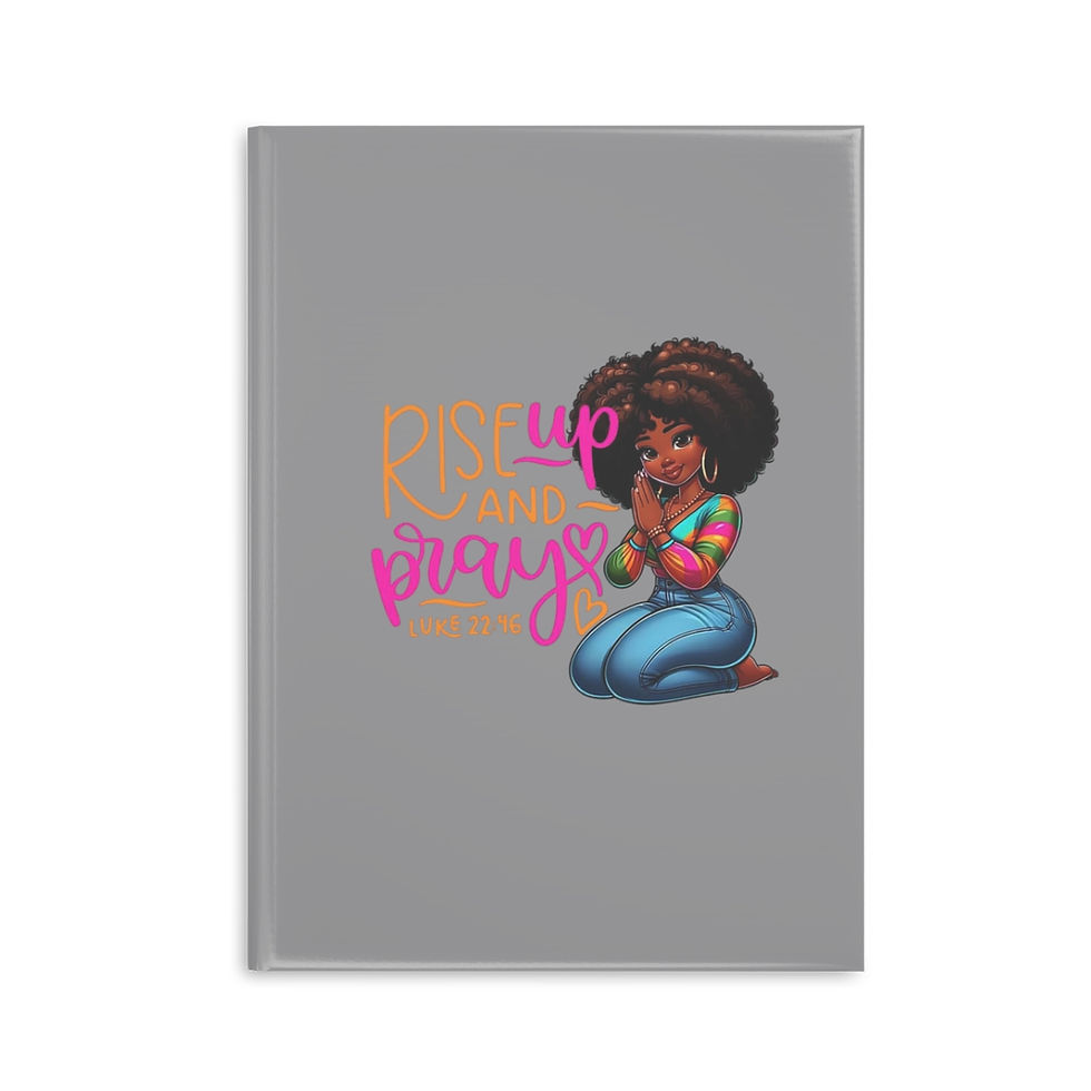 Thumbnail: Rise Up and Pray Hardcover Notebook with Puffy Covers