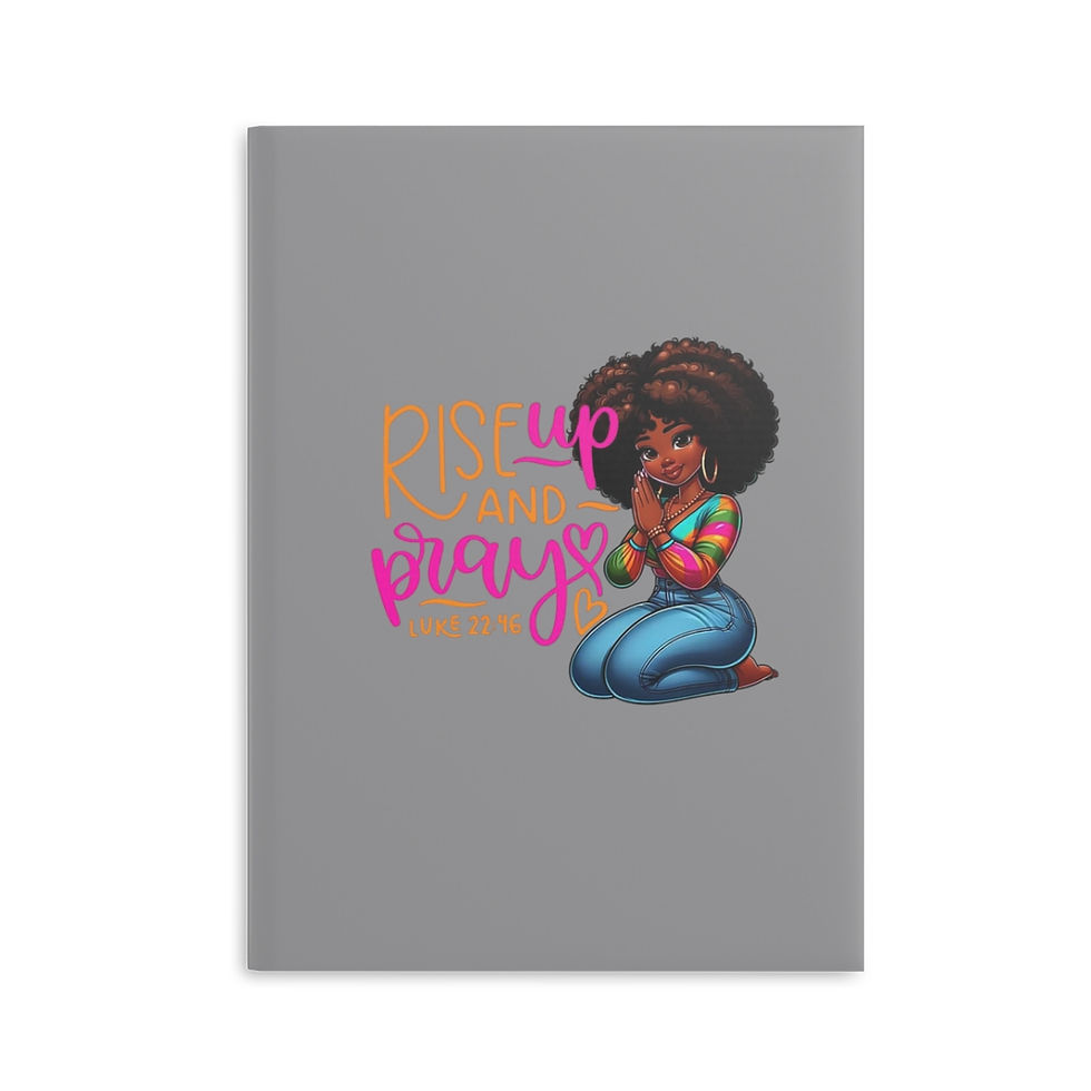 Thumbnail: Rise Up and Pray Hardcover Notebook with Puffy Covers