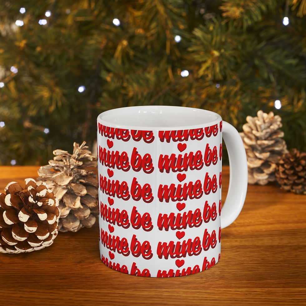 Thumbnail: Be Mine Valentine's Day Ceramic Mug 11oz