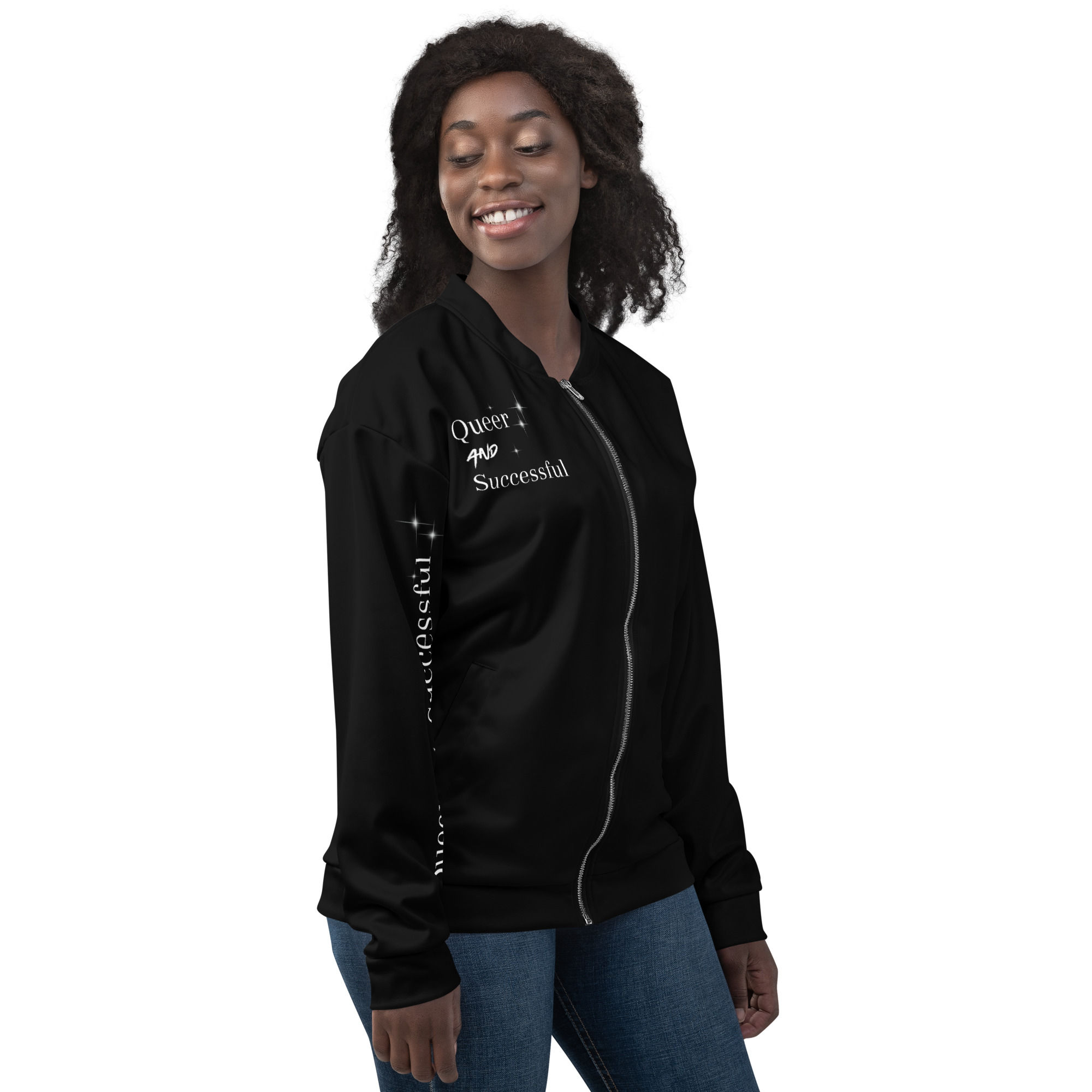 Queer And Successful Unisex Bomber Jacket