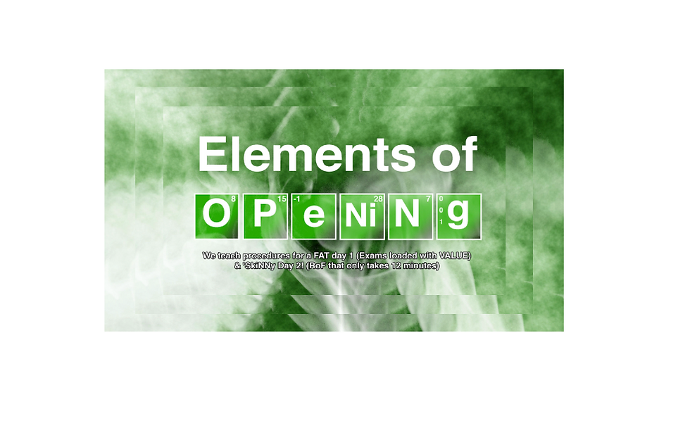 Option 2: July 1-2, 2022 - Elements of Opening