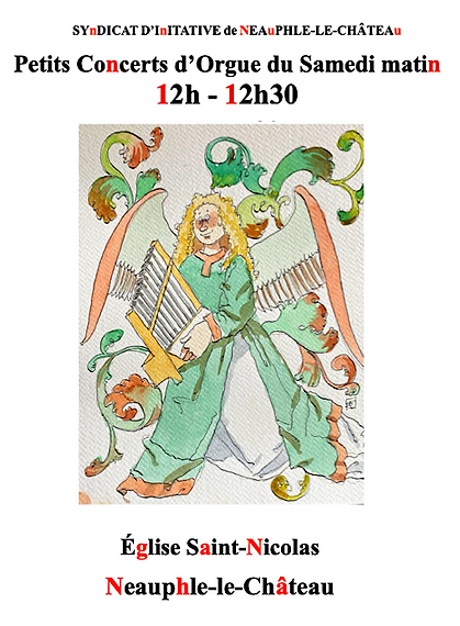 Affiche Petits concert d'orgue