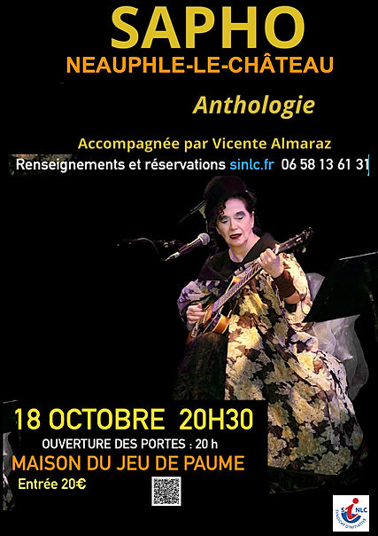 Affiche concert Sapho