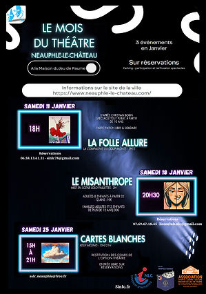 Affiche Le Mois du Théâtre