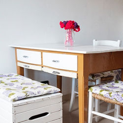 Restyling tavolo e sedute vintage