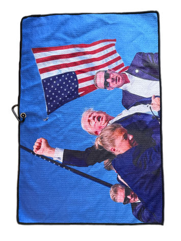 TowelCaddy custom golf towel with logo