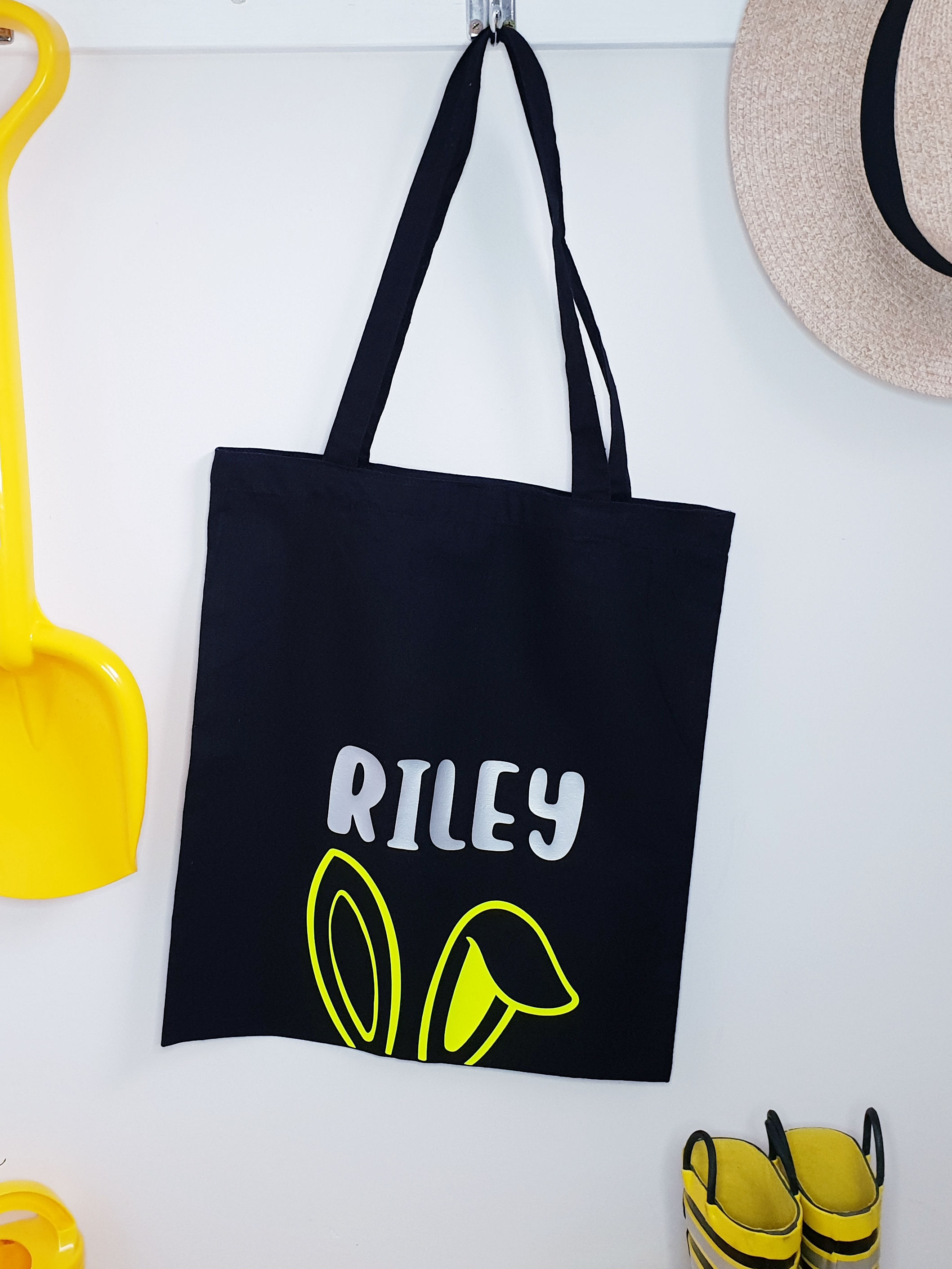 Bunny Ears tote bag.