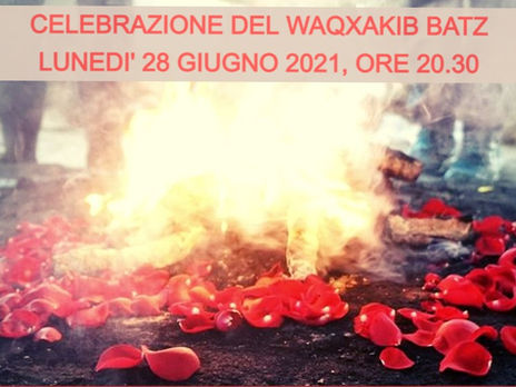 Cerimonia del Fuoco Maya per il WAQXAKIB BATZ. Il Rinnovamento del Ciclo Annuale Energetico Maya.