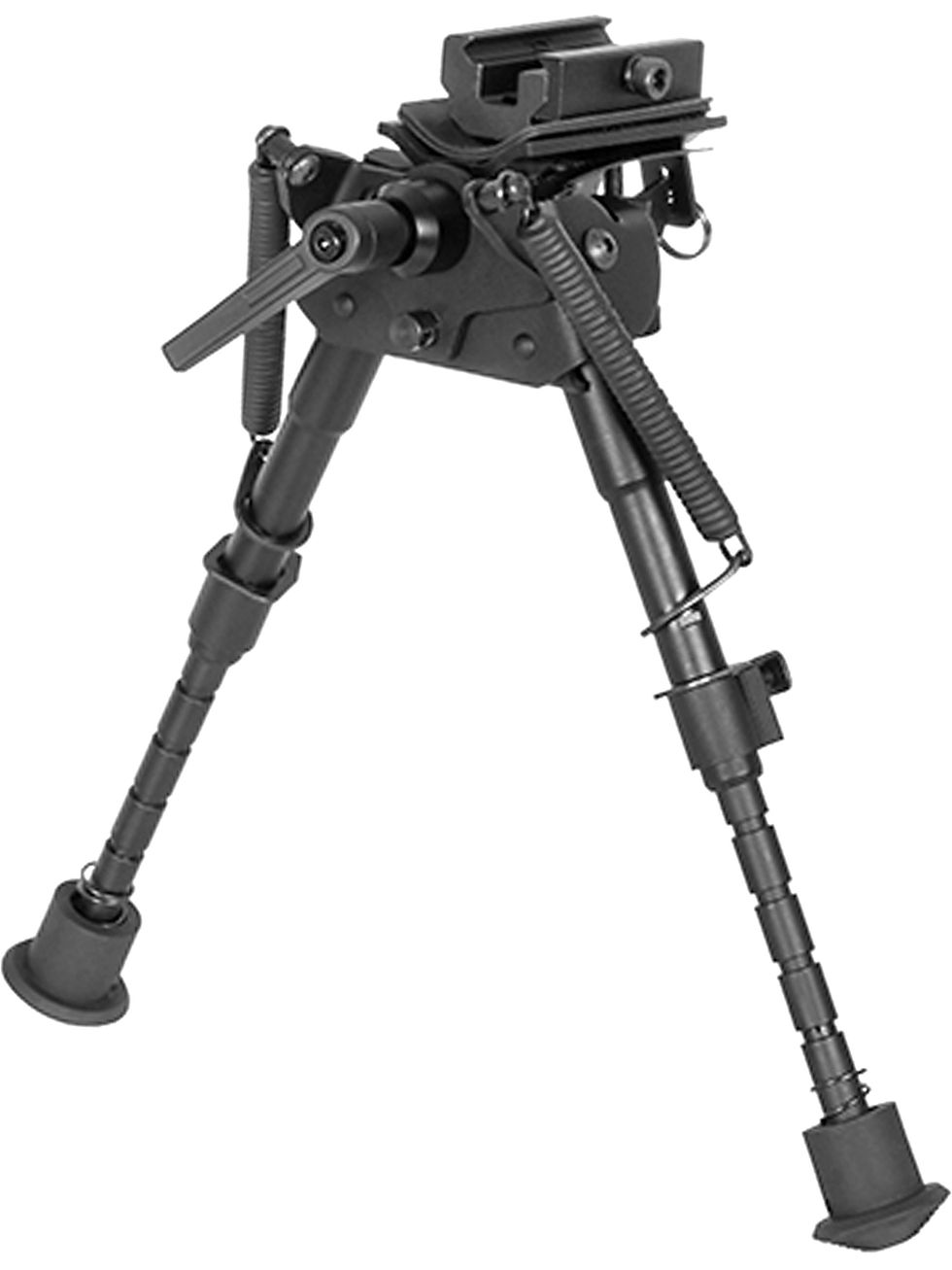 Thumbnail: VECTOR OPTICS 6 INCH SWIVEL SPRING RETRACTABLE BIPOD - SCBPS-04