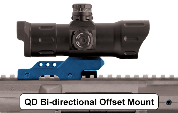 Thumbnail: UTG SPORTING TYPE 6INCH RED/GREEN DOT SIGHT WITH INTEGRAL QD MOUNT SCP-TDTDQ