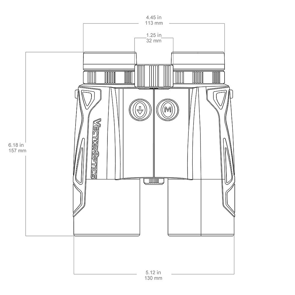 Thumbnail: SCBRF-02 PARAGON 10X42 RANGE FINDER BINOCULAR