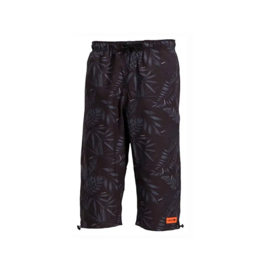 SNIPER AFRICA BLK RAIN FOREST MENS 3/4 SWIM SHORTS