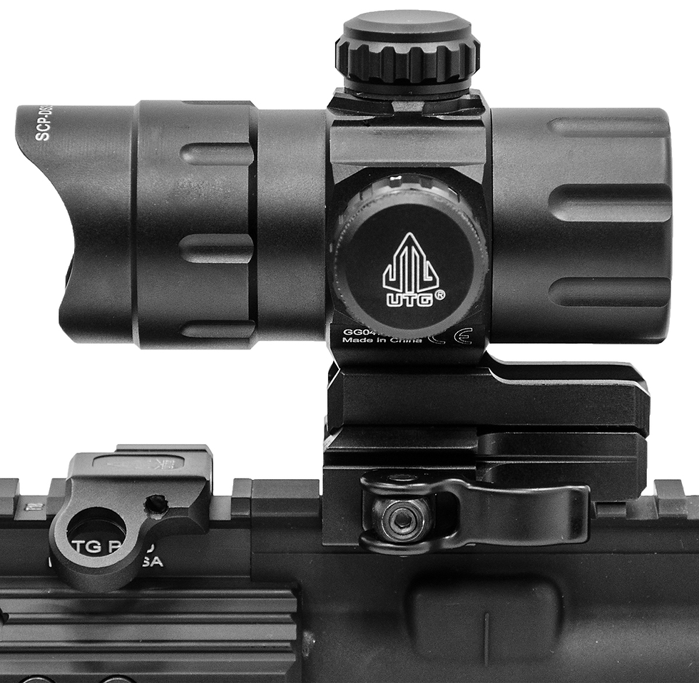 Thumbnail: UTG SPORTING TYPE 4.2INCH RED/GREEN T-DOT WITH QD MOUNT SCP-DS3840TDQ