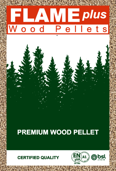 Thumbnail: Premium Flame Plus 990kg Pallet - 6mm Commercial Wood Pellets