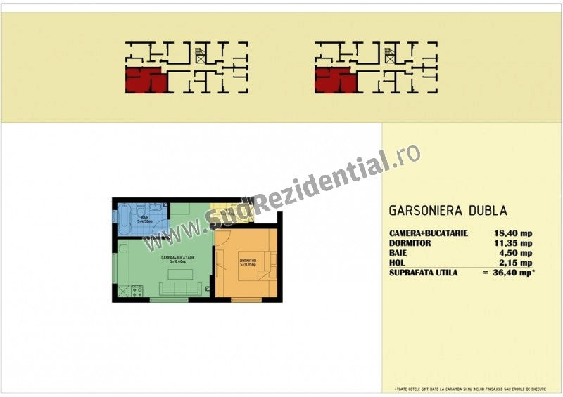 Apartamente vanzare Sole'Residence h