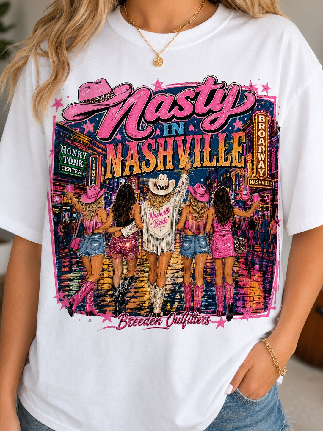 Nasty in Nashville™ Bachelorette Party Graphic