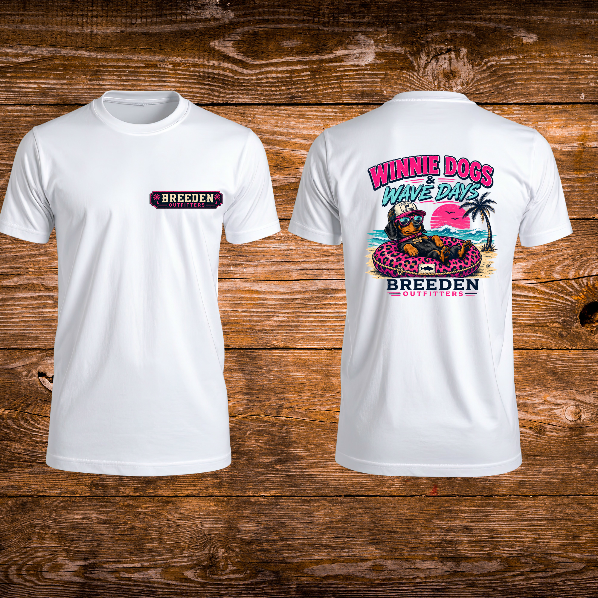 Winnie Dogs & Wave Days Tee