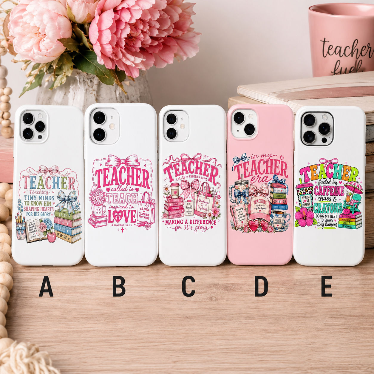 Teacher phone cases