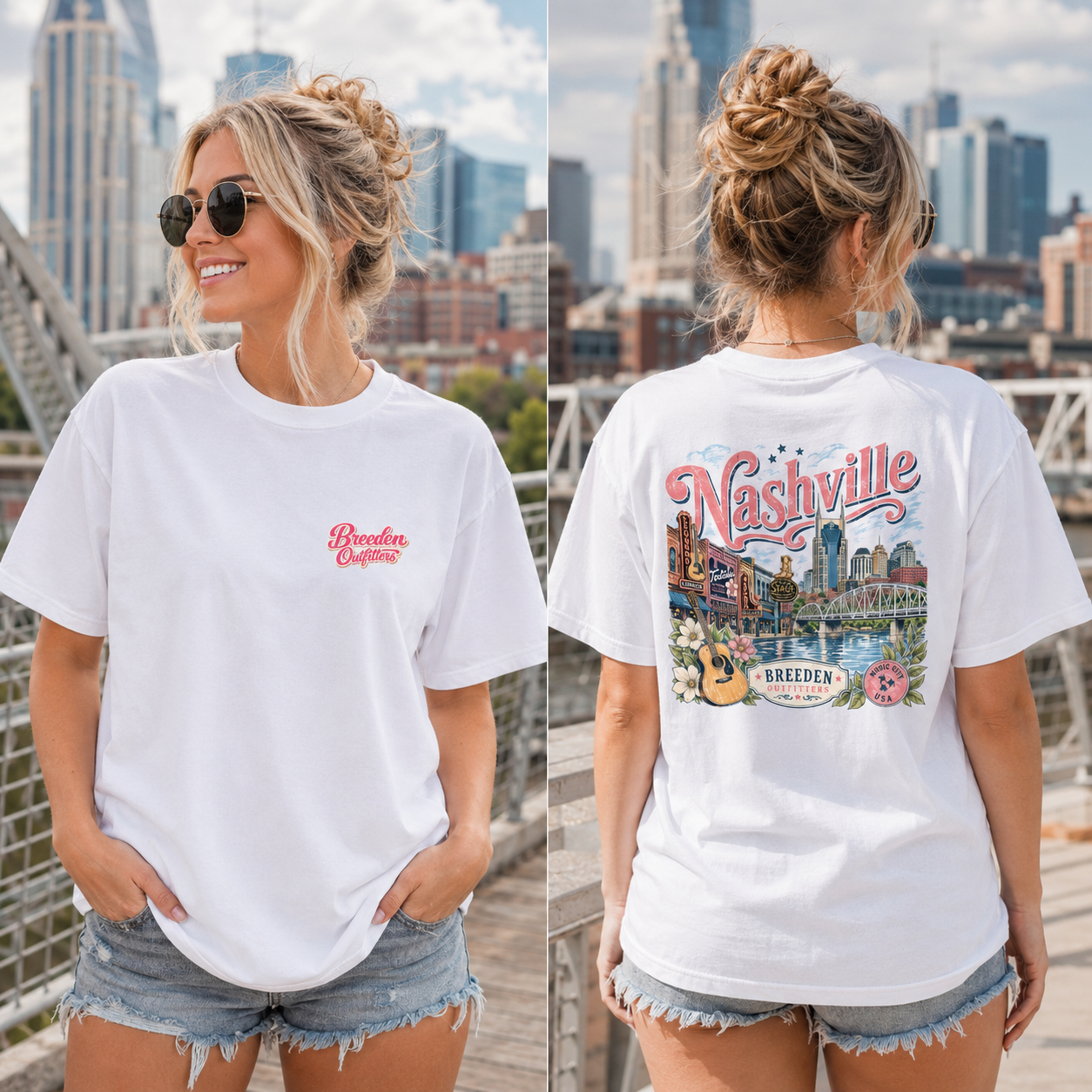 Nashville Notes – Music City Graphic Tee
