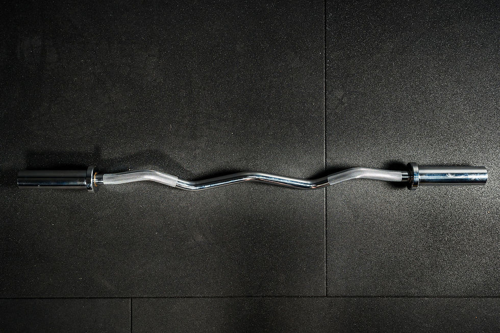 EZ barbell. 10kg EZ bar.