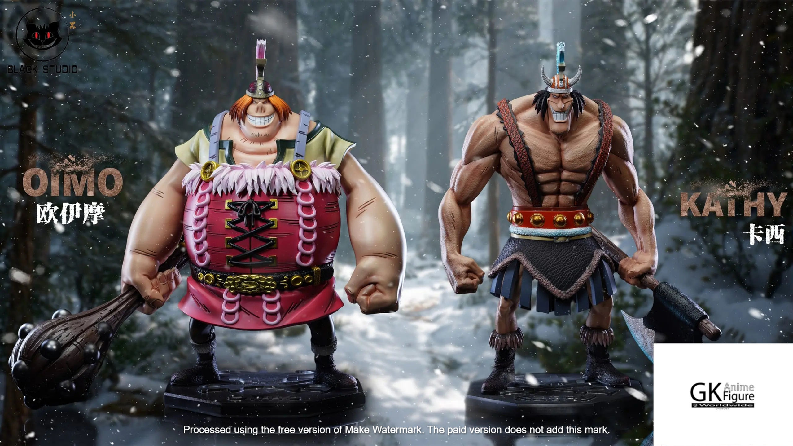 Kashii X Oimo One Piece Resin Statue (Pre-Order) | Black Studio