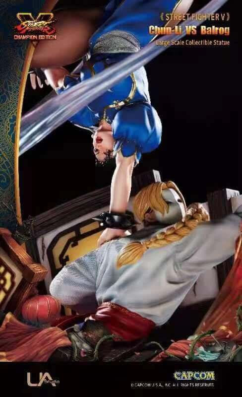 Thumbnail: 【READY STOCK】Unique Art Studio - Licensed Street Fighter V - Chun Li Vs Balrog