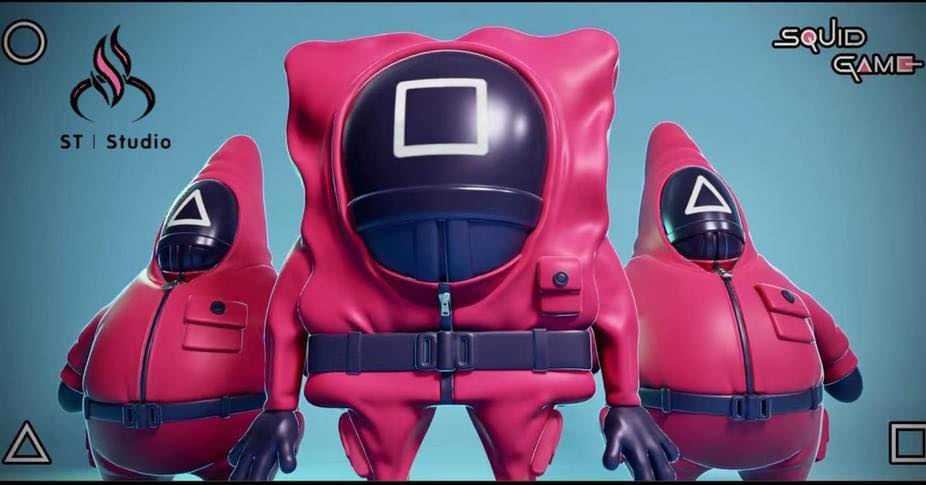 Thumbnail: 【CLOSED ORDER】ST Studio SpongeBob Cos Squid Game Series 02 SpongeBob SquarePants