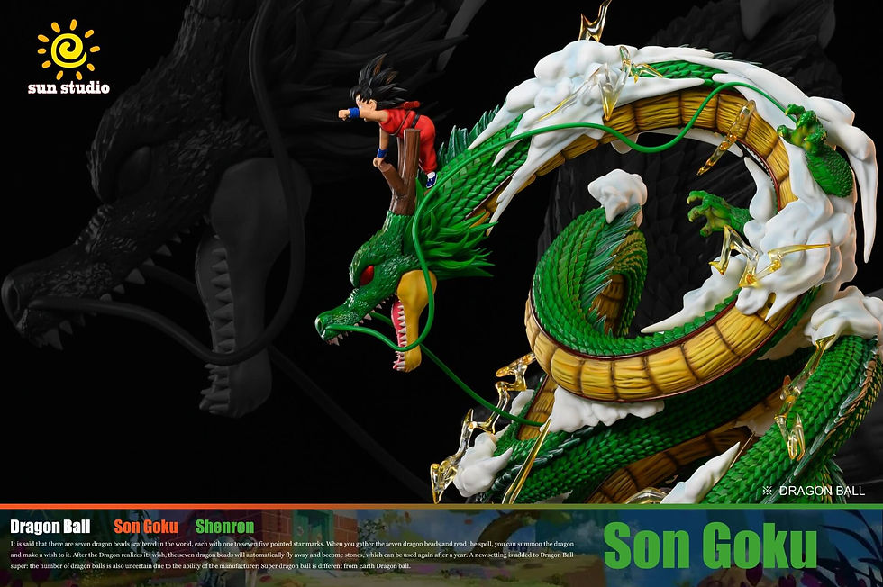 Thumbnail: Sun Studio - Shenron with Son Goku Resin Statue (Pre-Order) - Dragon Ball