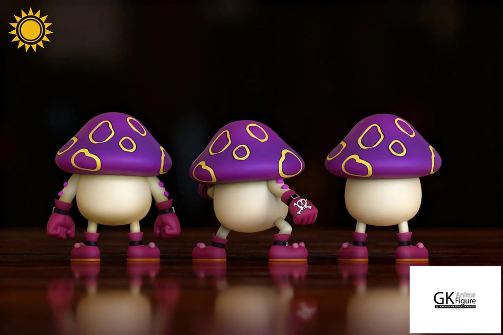 Thumbnail: 【PRE-ORDER】Suntoys Studio - Mushroomon Trio Digimon Resin Statue GK Anime Figur