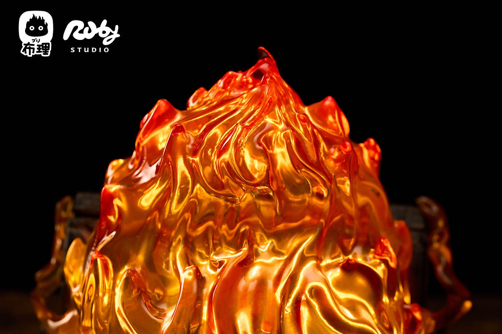 Thumbnail: 【PRE-ORDER】 Ruby ​​Studio & Buri Studio - Calcifer Night Light Howl's Moving