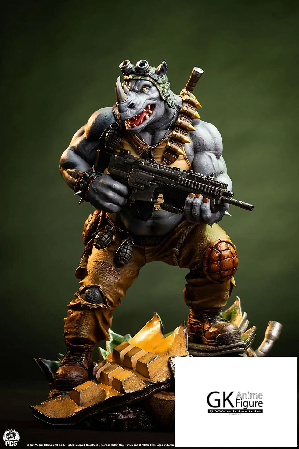 Thumbnail: 【PRE-ORDER】Premium Collectibles Studio - TMNT Legends Rocksteady 1/3 Scale Statu