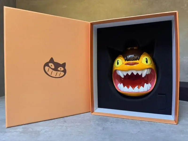Thumbnail: 【PRE-ORDER】Lazy Fish - Catbus Daruma Egg Series #003 (Studio Ghibli) GK