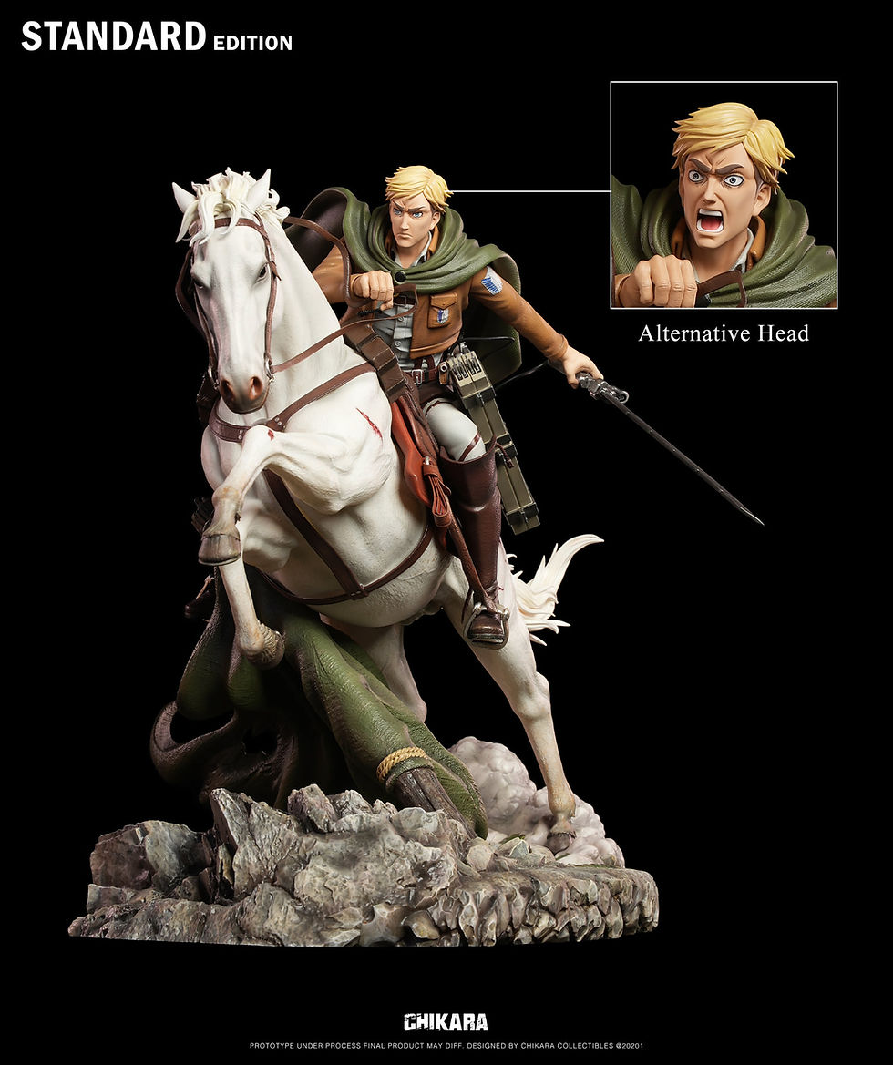 Thumbnail: Chikara Collectible - Attack on Titan Erwin Smith | Attack On Titan Figure