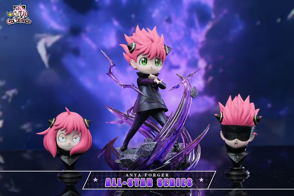 Thumbnail: 【PRE-ORDER】 GuluGulu Studio - Anya cos Satoru Gojo Spy x Family Resin Statue GK