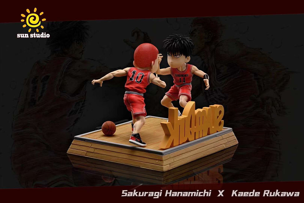 Thumbnail: Sun Studio - Slam Dunk -Sakuragi Hanamichi & Kaede Rukawa Slam Dunk Resin Statue