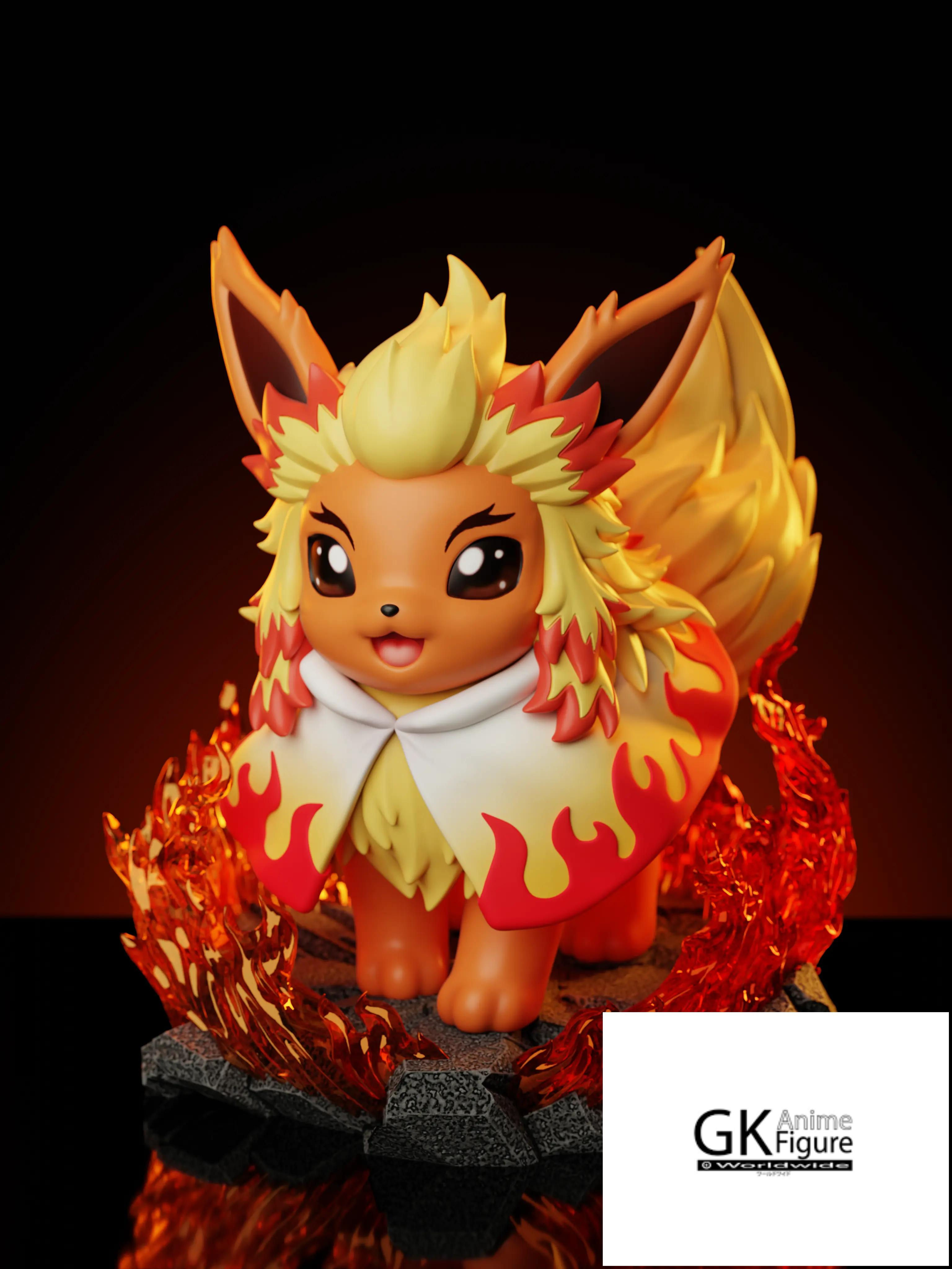 【PRE-ORDER】ZH Studio - Flareon Flame Spirit Pokémon Resin Statue GK Anime Figure