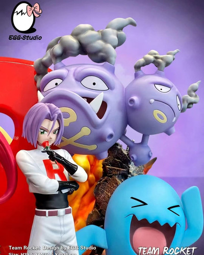 ポケモンガレージキット　Team Rocket フィギュア EGG Studio Pre order】EGG Studio - Pokemon Team Rocket – STC Toys
