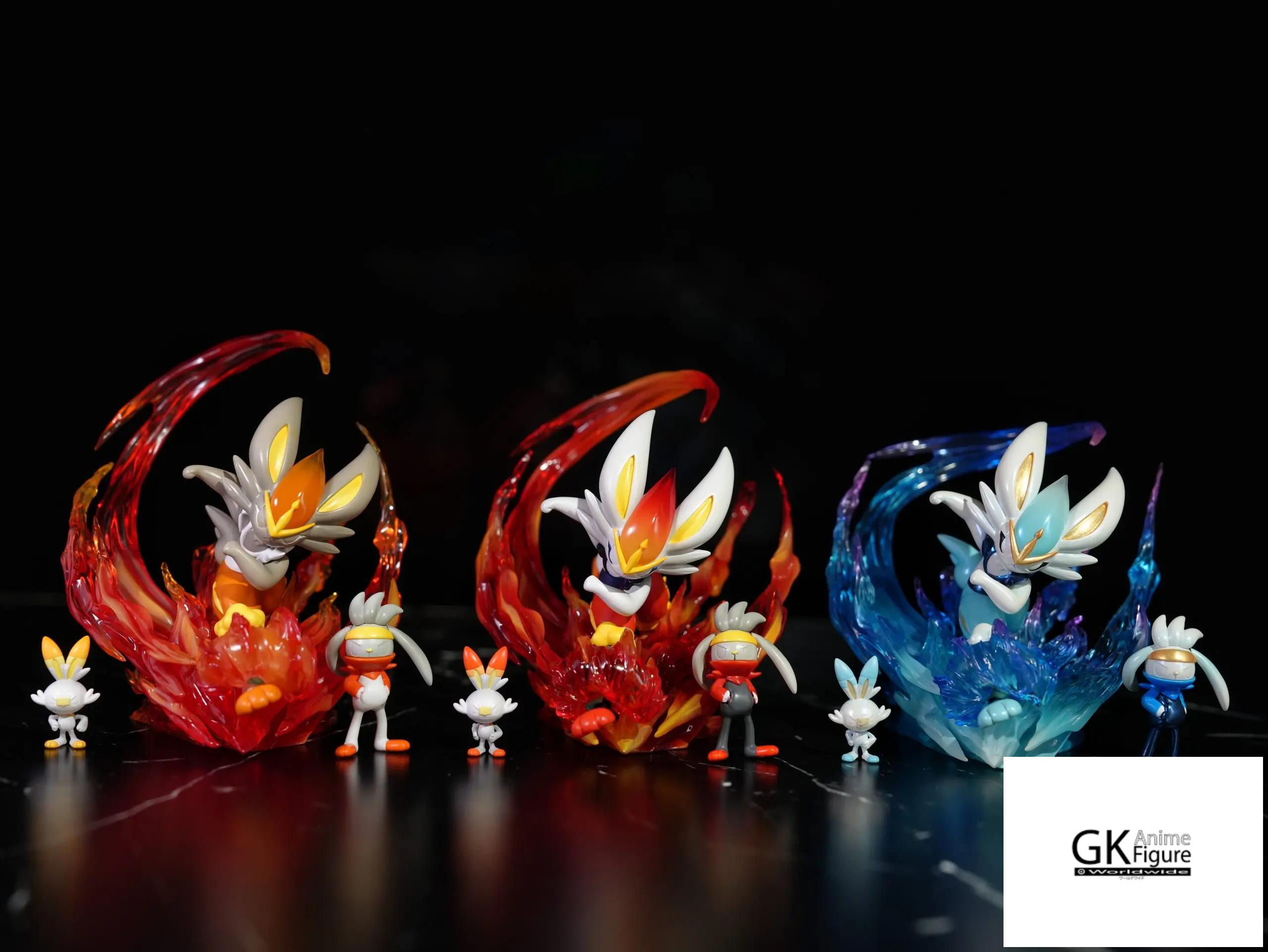 【PRE-ORDER】 Mo Yu Studio - Cinderace Evolution Set Pokémon Resin Statue GK Anime
