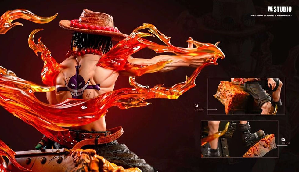 Thumbnail: Series 001 - Portgas D Ace One Piece Resin Statue (Pre-Order) | ML Studio