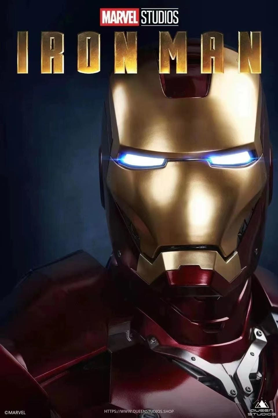 Thumbnail: 【READY STOCK】QUEEN STUIOS -MARVEL Iron Man Mark 3 Life-size Bust Marvel Statue