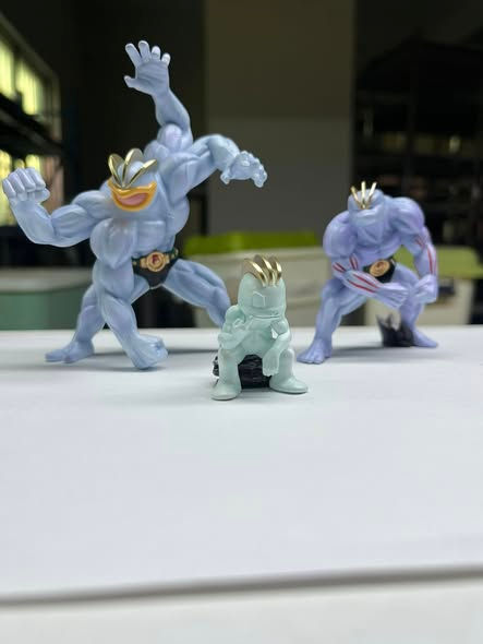 151 Studio - Machamp Evolution Set Pokémon Resin Statue GK - GK Figure Worldwide