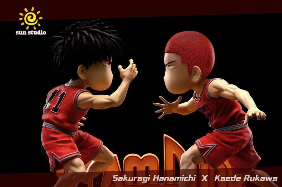 Sun Studio - Slam Dunk -Sakuragi Hanamichi & Kaede Rukawa Slam Dunk Resin Statue